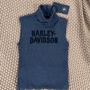 Harley-Davidson Dark Gray Mock Neck Knit